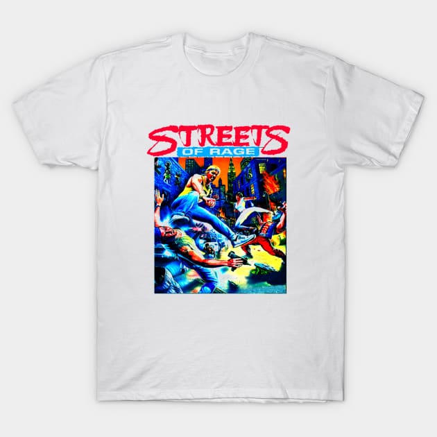 Streets Of Rage Cover Art T-Shirt by Rolfober